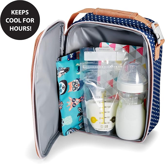 Fit & Fresh Cool Coolers 2 Pack Soft Ice for Lunch Bags, Flexible Stretch Nylon, Durable, Reusable Lunch Box Ice Packs, Soft Ice, Reusable Freezer Packs, Lunch Ice, Easy to Clean, Multi-Colored