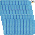 24 Pack Microfiber Mop Pad, Spray Mop Replacement Heads for Wet Dry Mops, Machine Washable Reusable Household Replacement Pads for Hardwood and Hard Surface Floor Cleaning and Scrubbing