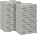 Avalon Towels Salon Towel - Silver Hand Towels Bulk Pack of 24 - 100% Cotton Absorbent Spa, Facial & Gym Towel for Working Out - 16x27 Inches (Not Bleach Proof)