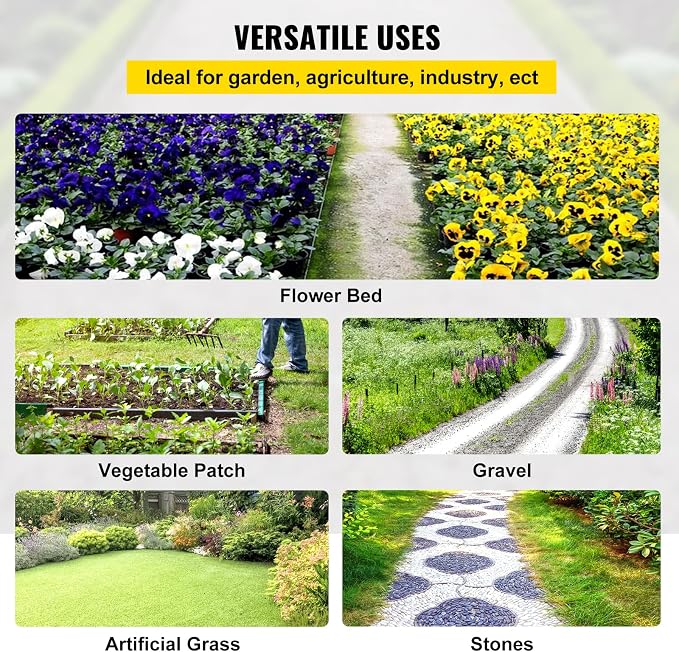 Happybuy 6.5FTx300FT Premium Weed Barrier Landscape Fabric Heavy Duty, 3OZ Woven Geotextile Fabric, High Permeability Good for Weed Blocker Gardening Mat, Driveway Fabric, Garden Weed Control Cloth | Heavy Duty 3oz Woven Geotextile Fabric, Landscaping ...