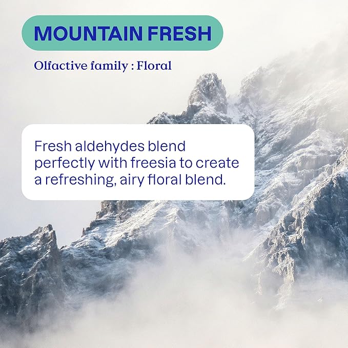 ATTITUDE 2-in-1 Laundry Detergent & Fabric Softener, Plant- & Mineral-Based, HE Compatible, Vegan, Mountain Essentials, 35 Loads, 35.5 Fl Oz