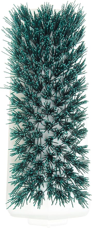 SPARTA 4002409 Ergonomic Iron-Shaped Handle Scrub Brush, 6", Green