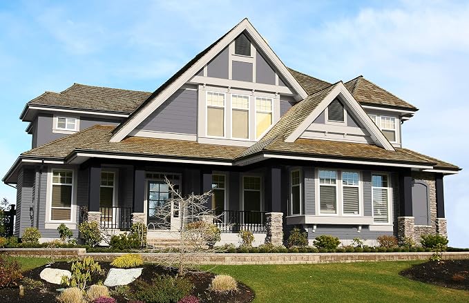 Rodda Paint CASCADIA XL Exterior Satin All Seasons Paint & Primer in One, 1-Gallon, Baby Seal