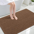 OLANLY Large Bathroom Rugs 47x32, Extra Soft Absorbent Chenille Bath Rugs, Rubber Backing Quick Dry, Machine Washable Bath Mats for Bathroom Floor, Tub and Shower, Home Decor Accessories, Mocha