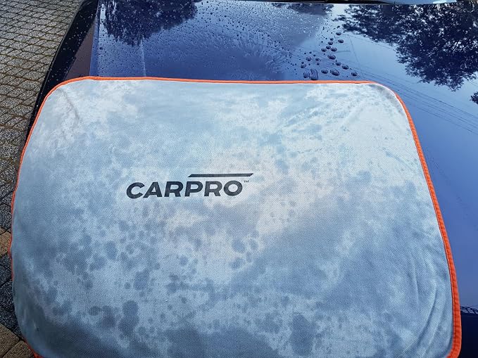 CARPRO DHydrate Drying Towel: Car Wash Towel for Spotless Shine, Microfiber Edge, Lint & Tag Free, Cleaning Cloth - 20" x 20" (Pack of 1)
