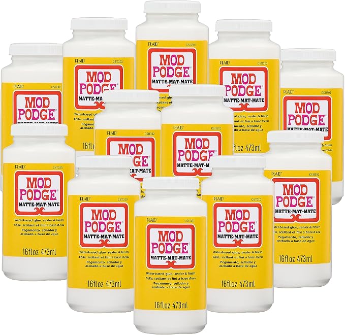 Mod Podge Waterbase Sealer, 16 oz (Pack of 3) Matte Finish, WMCS11302A- (Pack of 3)