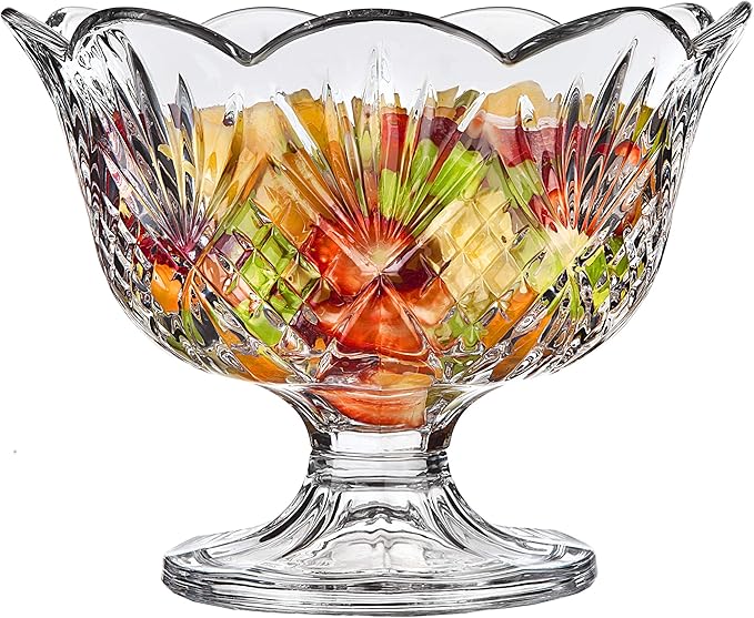 Godinger Dublin Centerpiece Glass Bowl