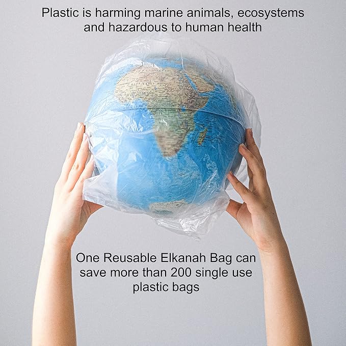 Elkanah Reusable Silicone Freezer Bags, XL 1 Gallon, Set of 2, Oven Safe | 116fl oz Reusable silicone bags that go from freezer to oven to sous vide — no more single-use bags