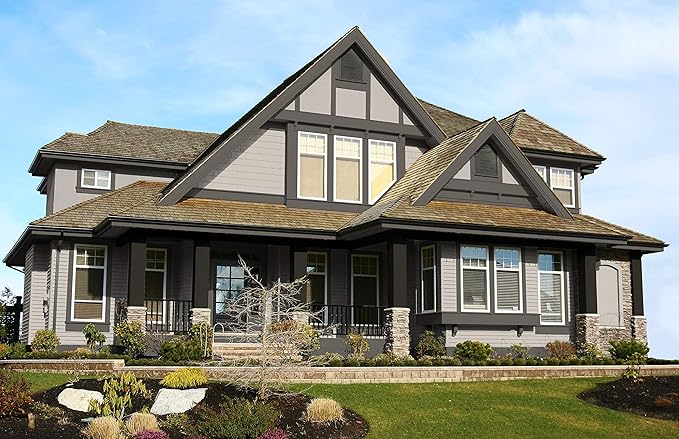 Rodda Paint CASCADIA XL Exterior Satin All Seasons Paint & Primer in One, Quart, Platinum