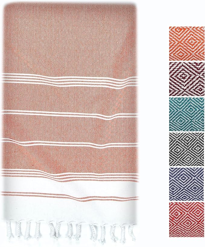LANE LINEN Turkish Beach Towel, Super Absorbent, Durable - Bird of Paradise | Oversized Beach Towel 39"x71" - Lightweight Beach Essentials for Women - Large Pool Towel, Absorbent & Quick Dry, For Adults