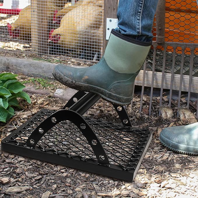 Boot Scraper Heavy Duty Metal Boot Brush Scraper Outdoor Heavy Duty Shoe Boot Mud Scraper Outdoor Boot Dirt Cleaner Shoe Brush&Boot Brush, Boot Cleaner Boot Scrubber Shoe Scrubber (Black)