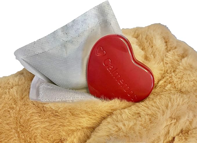 Plush Heartbeat Toy - Calming Anxiety Relief Toys for Puppies and Kittens - Heartbeat in a Soft Comforting Pet Plush for Dogs and Cats (Black and White)