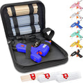 MONVICT Hot Glue Gun Kit, Mini Glue Gun with Carrying Case, 30Watts | 20 Pcs Premium Glue Sticks, 10 Pcs Wood Craft sticks, Fast Preheating Hot Melt Glue Gun for School Crafts DIY Arts Gift