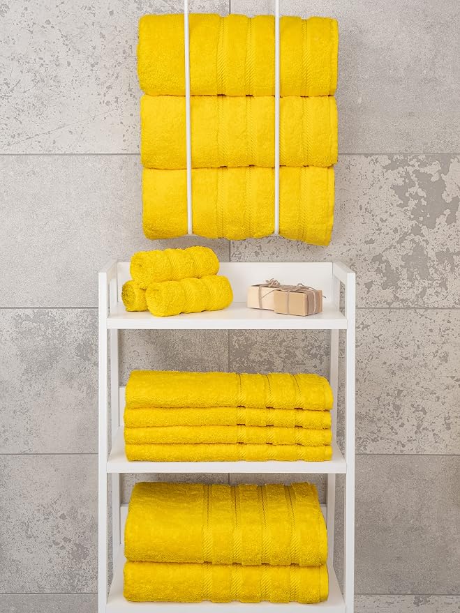 American Soft Linen 100% Cotton Luxury Turkish Towels, 4 PC Bath Towel Set | Soft Absorbent Quick Dry OEKO Tex Standard 100 Certificated Durable Machine Washable Breathable Premium Hotel Quality