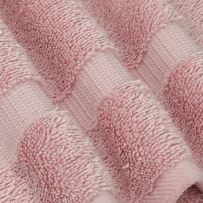 Chakir Turkish Linens 2 Piece Large Bath Sheets, 100% Cotton Luxury Turkish Towels for Bathroom, Soft Absorbent Oversized Bath Towels, 35 x 70 Inches, Pink