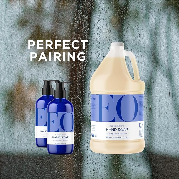 Eo, Hand Soap French Lavender, 128 Ounce