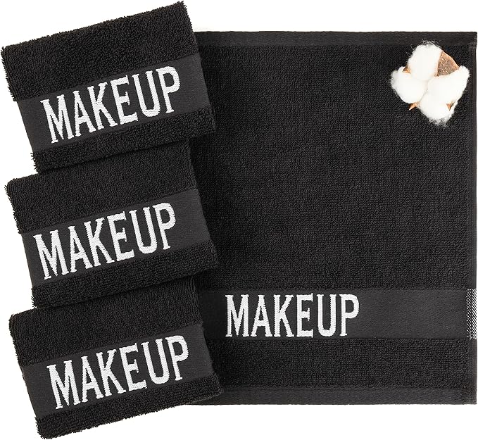 American Soft Linen 100% Cotton Luxury Turkish Towels, Makeup Remover Set | Soft Absorbent Quick Dry OEKO Tex Standard 100 Certificated Durable Machine Washable Breathable Premium Hotel Quality