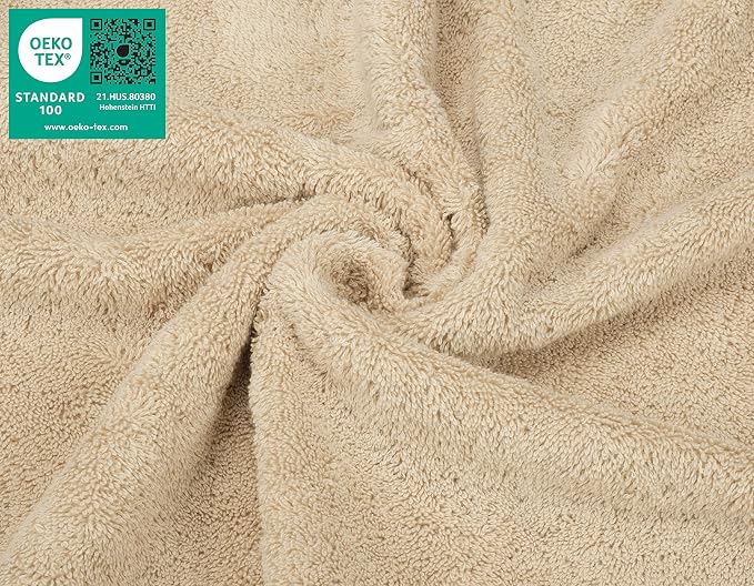 American Soft Linen 100% Cotton Luxury Turkish Towels, 4 PC Washcloth Set | Soft Absorbent Quick Dry OEKO Tex Standard 100 Certificated Durable Machine Washable Premium Hotel Quality