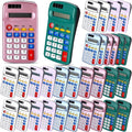 Flutesan 30 Pack Pocket Calculator Small Battery Powered Bulk Mini Size 4 Function Hand Held Basic Calculator for Students Kids School Home Office (Blue, Gray, Red, Green, Purple)