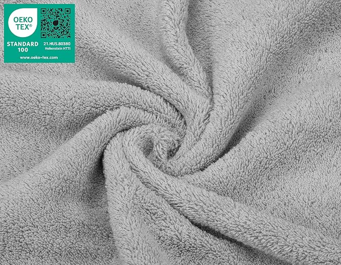 American Soft Linen 100% Cotton Luxury Turkish Towels, 4 PC Washcloth Set | Soft Absorbent Quick Dry OEKO Tex Standard 100 Certificated Durable Machine Washable Breathable Premium Hotel Quality