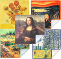 Extra Large [50 Pack] Classic Art Collection 2, Microfiber Cleaning Cloth - Ultra Premium Quality Microfiber Cloth(Best for Camera Lens, Glasses, Screens, and All Lens.)
