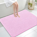 OLANLY Large Bathroom Rugs 40x32, Extra Soft Absorbent Chenille Bath Rugs, Rubber Backing Quick Dry, Machine Washable Bath Mats for Bathroom Floor, Tub and Shower, Home Decor Accessories, Pink