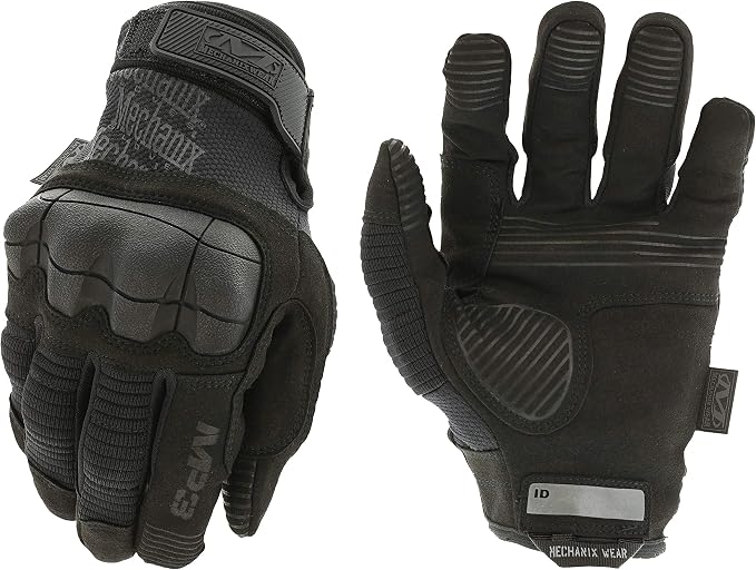 Mechanix Wear: M-Pact 3 Tactical Work Gloves, Touchscreen Capability, Synthetic Leather Gloves, Finger Reinforcement and Impact Protection, Work Gloves for Men (Black, Medium)