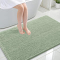 OLANLY Large Bathroom Rugs 44x32, Extra Soft Absorbent Chenille Bath Rugs, Rubber Backing Quick Dry, Machine Washable Bath Mats for Bathroom Floor, Tub and Shower, Home Decor Accessories, Sage Green