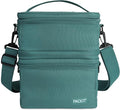 PackIt Freezable Mod 3-In-1 Lunch Box 4.5L Capacity, Agave | Built-in ice packs, EcoFreeze+ Technology, 3-in-1 use, Two compartments: freezable & insulated, Men and Women, Fresh lunches