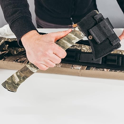 GEAR AID Camo Form Self-Cling and Reusable Fabric Camouflage Wrap, Adds Grip and Shield Hands from Hot or Cold Surfaces to Protect You and Your Equipment, Kryptek Highlander, 2” x 144” Roll, 1 Pack