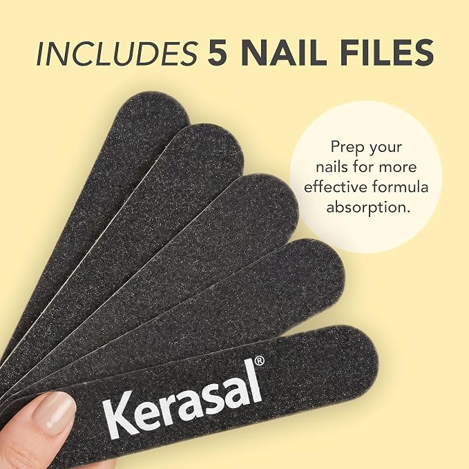 Kerasal Nail Renewal, Restores Appearance of Discolored or Damaged Nails, 0.33 fl oz (Packaging May Vary)
