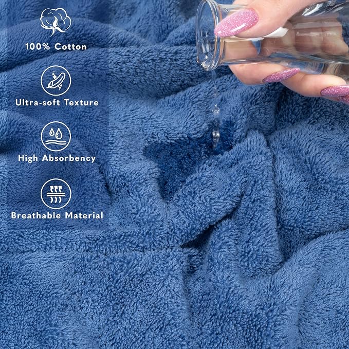 American Soft Linen 100% Cotton Luxury Turkish Towels, 35x70 XL Bath Sheet | Soft Absorbent Quick Dry OEKO Tex Standard 100 Certificated Durable Machine Washable Breathable Premium Hotel Quality