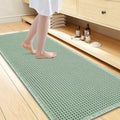 Smiry Waffle Bath Mat 60x24, Extra Soft Absorbent Bathroom Rugs, Non Slip Machine Washable Quick Dry Bath Rugs for Bathroom Floor, Tub, Shower, Home Decor Accessories, Sage Green