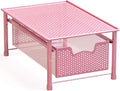 Simple Houseware Stackable Cabinet Basket Drawer Organizer, Pink