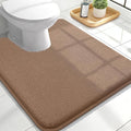 OLANLY Thick Memory Foam Bathroom Rugs 24x20, Absorbent Bath Mat, Mocha | Soft Quick Dry Bath Rugs Mats, Non-Slip, Machine Washable Carpet for Bathroom Floor, Tub and Shower, Home Decor Accessories