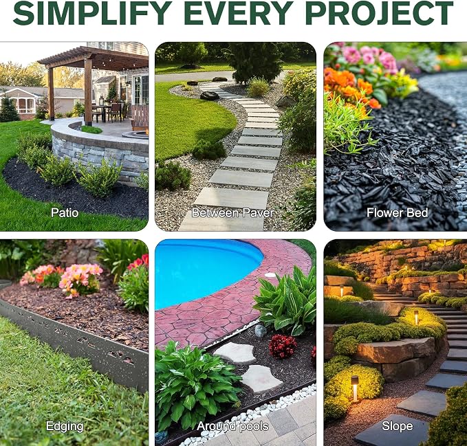 Teexpert Mulch Binder for Landscaping, Rock Glue, Pea Gravel Adhesive Concentrate 512oz, Heavy Duty Outdoor Stone Lock for Slope, Between Paver, Flower Bed, Fast Dry Mulch Anchor Safe for Plants Pets