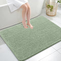 OLANLY Large Bathroom Rugs 40x32, Extra Soft Absorbent Chenille Bath Rugs, Rubber Backing Quick Dry, Machine Washable Bath Mats for Bathroom Floor, Tub and Shower, Home Decor Accessories, Sage Green
