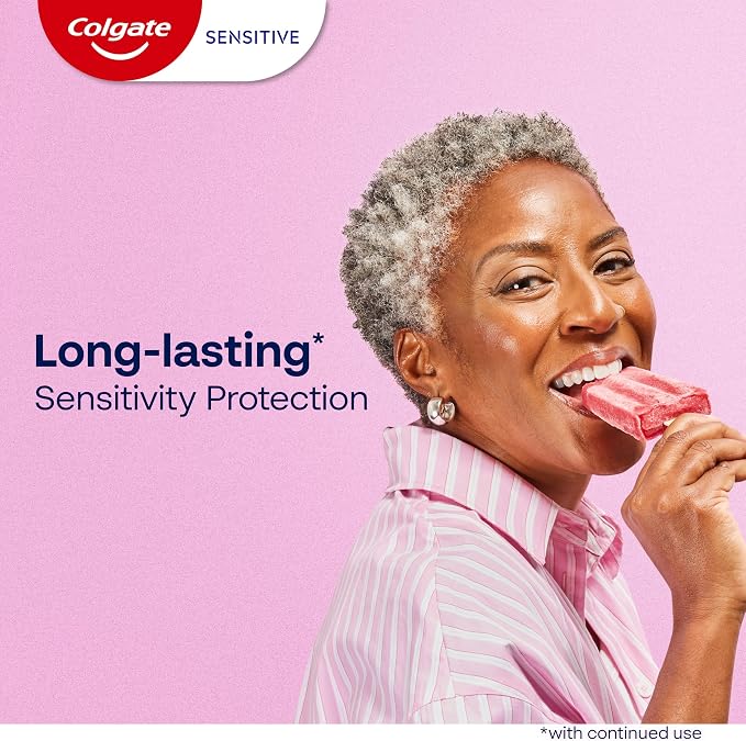 Colgate Sensitive Enamel Health Toothpaste for Sensitive Teeth, 3 Pack, 6oz | Repairs Weakened Enamel, Shields Against Erosion, Contains Potassium Nitrate for Sensitivity Relief, Soothing Peppermint