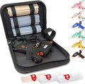 MONVICT 30W Mini Hot Glue Gun Kit, Fast Preheating Glue Gun，Storage Case | 20 Pcs Premium Glue Sticks, 10 Pcs Wood Craft sticks, Hot Melt Glue Gun for School Crafts DIY Arts Gift (Black)