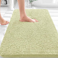 OLANLY Bathroom Rugs 32x20, Extra Soft Absorbent Chenille Bath Rugs, Rubber Backing Quick Dry, Machine Washable Bath Mats for Bathroom Floor, Tub and Shower, Home Decor Accessories, Vanilla