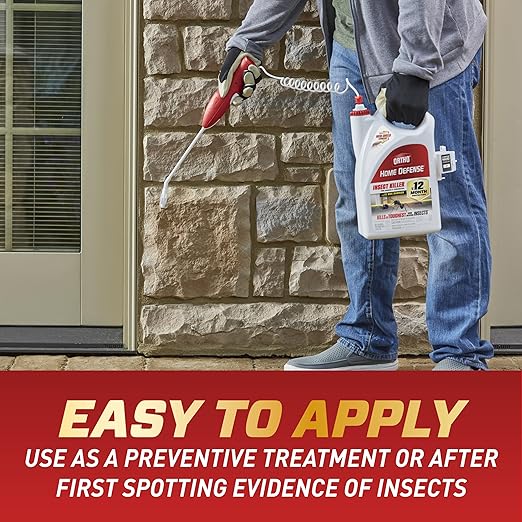 Ortho Home Defense Insect Killer for Indoor and Perimeter2 with Comfort Wand - Ready-To-Use Bug Spray, Kills Ants, Cockroaches & Spiders, 1.1 gal. (2-pack)