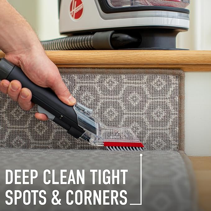 Hoover CleanSlate Plus Portable Carpet + Upholstery Spot Cleaner Machine | Powerful Suction with Versatile Tools, Pet Stain Remover, Car and Auto Detailer, Pair with Hoover Carpet Cleaner Solution
