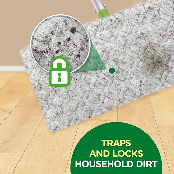 Swiffer Sweeper Dry Sweeping Cloth Refills,Gain Original,32 Count (Pack of 4)