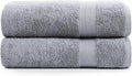 LANE LINEN Bath Sheets 100% Cotton 2 Pack Oversized Soft - Grey | Oversized Shower Sheets - Generously Sized, Oversized & Roomy, Lightweight & Breathable, Fade-Resistant Color