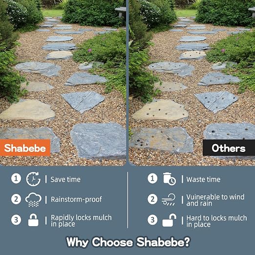 Rock Glue,4 Gallon 99% Stronger Bond Gravel Binder for Pea Gravel, Pebble&Stone-Stop Shifting, Reduce Mess, Strong Hold for Yards, Patios, Garden Walkways, Pet Safe Mulch Bond for Landscaping