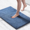 Madison Park Signature Marshmallow Bathroom Rug Non Slip, Luxrurious Plush Bath Mat, Absorbent, Quick Dry, Spa Design Bath Room Décor, 24x40, Navy