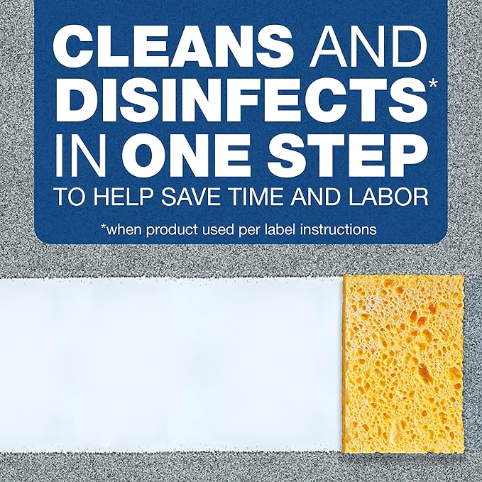 Hospital Grade Bulk Disinfecting Bathroom Sanitizer by Comet Professional, Multi-Purpose Spray Cleaner Wipes up Pathogens, for Commercial Use, 32 oz. (Case of 6)