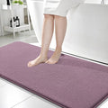 OLANLY Memory Foam Bathroom Runner Rug 59x24, Absorbent Long Mat, Deep Plum | Soft Quick Dry Bath Mat Rugs, Non-Slip, Machine Washable Mat for Bathroom Floor, Tub and Shower, Home Decor Accessories