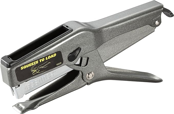 Bostitch Office B8 Heavy Duty 45 Sheet Plier Stapler, Full-Strip, Black (02245), (Pack of 24)