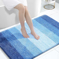 OLANLY Large Bathroom Rugs Mat 44x32, Extra Soft Absorbent Microfiber Bath Rugs, Rubber Backing, Quick Dry, Washable Bath Mats for Bathroom, Tub and Shower, Home Decor Accessories, Light Royal Blue